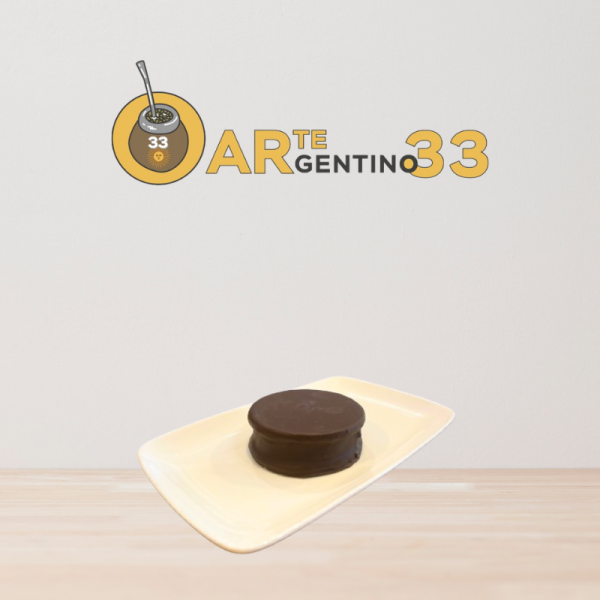 Alfajor bañado Negro -Gerchef