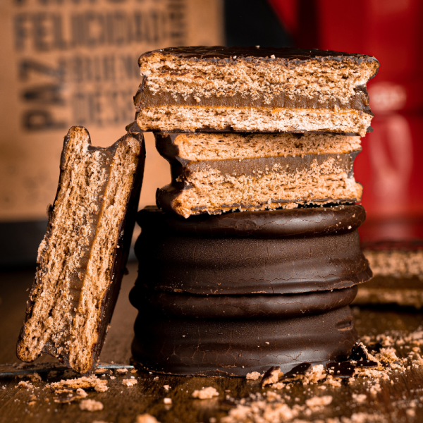 Alfajor bañado Negro -Gerchef - Imagen 3